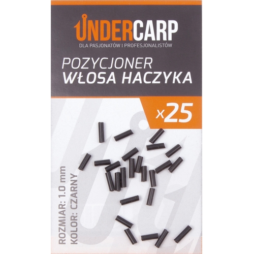 Undercarp pozycjoner włosa haczyka czarny 1.0 mm