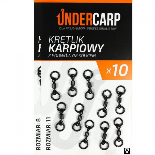Krętlik karpiowy Undercarp z podwójnym kółkiem roz-25105