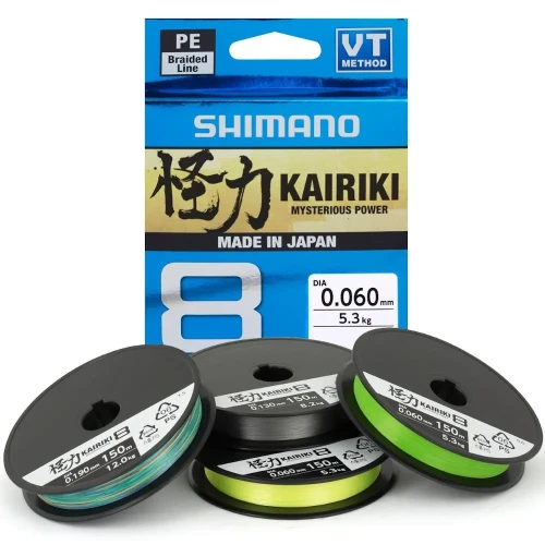Plecionka Shimano Kairiki 8 0,100 300m 6,5kg Yello