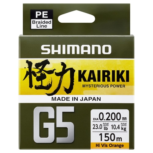 Plecionka Shimano Kairiki G5 0,20 150m 9,9kg Orang