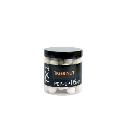 Kulki PopUp Shimano Tribal TX1 15mm 80g Tiger Nut Fluo. White