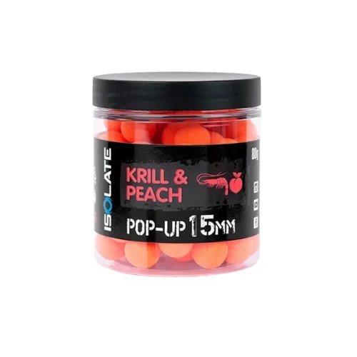 Kulki PopUp Shimano Tribal Isolate 15mm 80g Krill Peach Fluo Orange