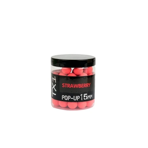 Kulki PopUp Shimano Tribal TX1 15mm 80g Fluoro Red Strawberry