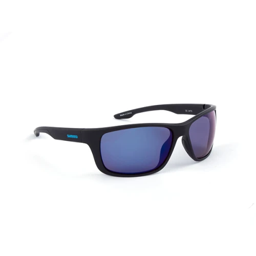 Okulary polaryzacyjne Shimano Eyewear Antares Matte Black & Blue Mirror