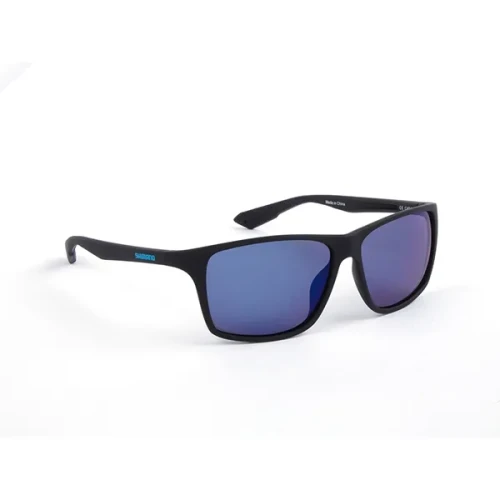 Okulary polaryzacyjne Shimano Eyewear Technium Matte Black & Blue Mirror