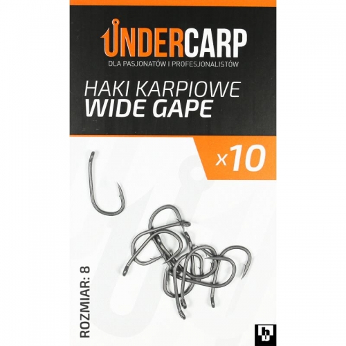 Haki karpiowe Undercarp WIDE GAPE 8 teflon zadzior-17335